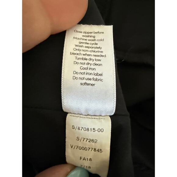Athleta Stellar Trouser Pant Womens Size M in Black Travel Casual Office EUC - Picture 12 of 12